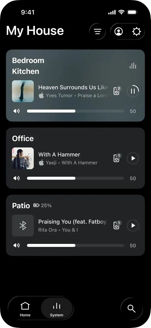 Sonos App aggiornamento – design Sonos App aggiornamento - design