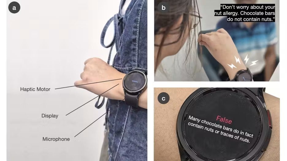 FactNudger smartwatch anti bufala FactNudger, lo smartwatch anti bufala che smaschera le falsità