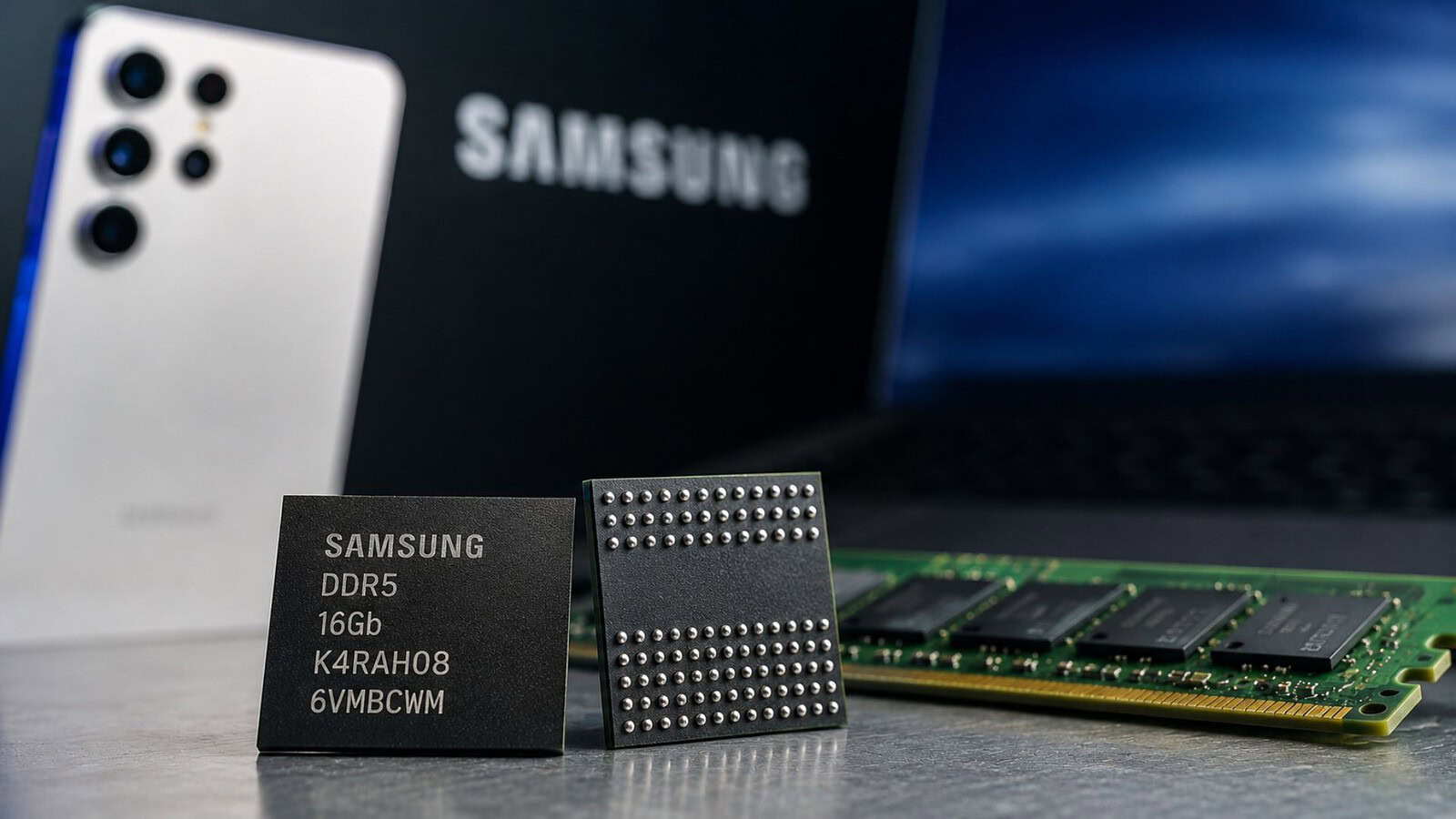 Samsung alza i prezzi delle DRAM: rincari in arrivo su smartphone e PC