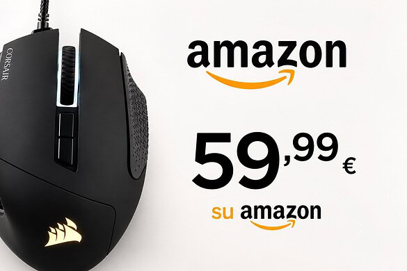 Mouse Corsair Scimitar al minimo storico: 17 tasti e sconto del 33%