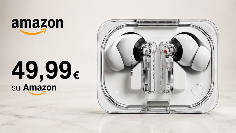 Nothing Ear (a) al minimo storico su Amazon: sconto del 50%