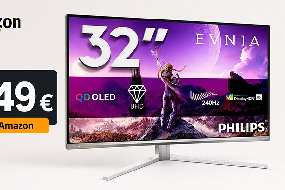 Monitor Philips 4K 240 Hz in offerta su Amazon a 649€