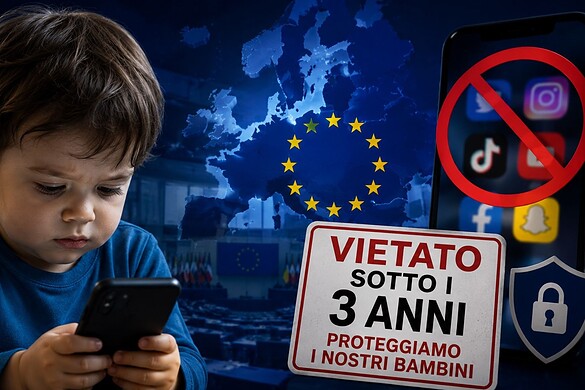 Social vietati sotto i 3 anni: la stretta UE per i minori