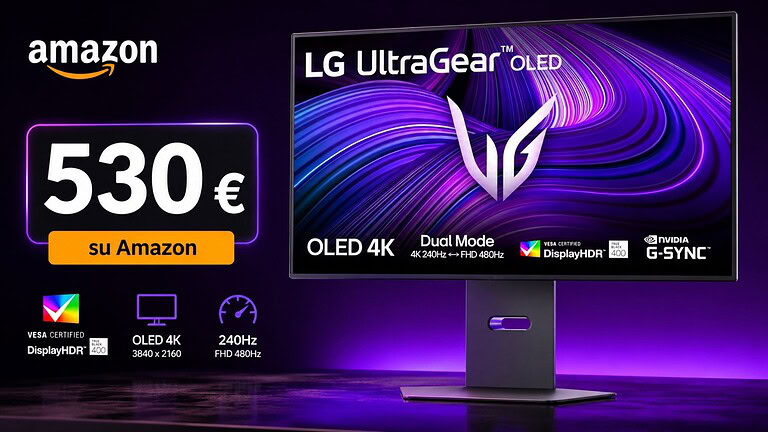 LG Ultragear 32 pollici OLED al minimo storico su Amazon