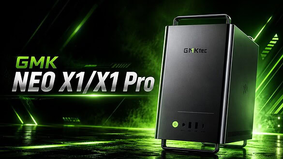 GMKtec NEO X1 Pro: mini PC con RTX 5070 e Ryzen 9