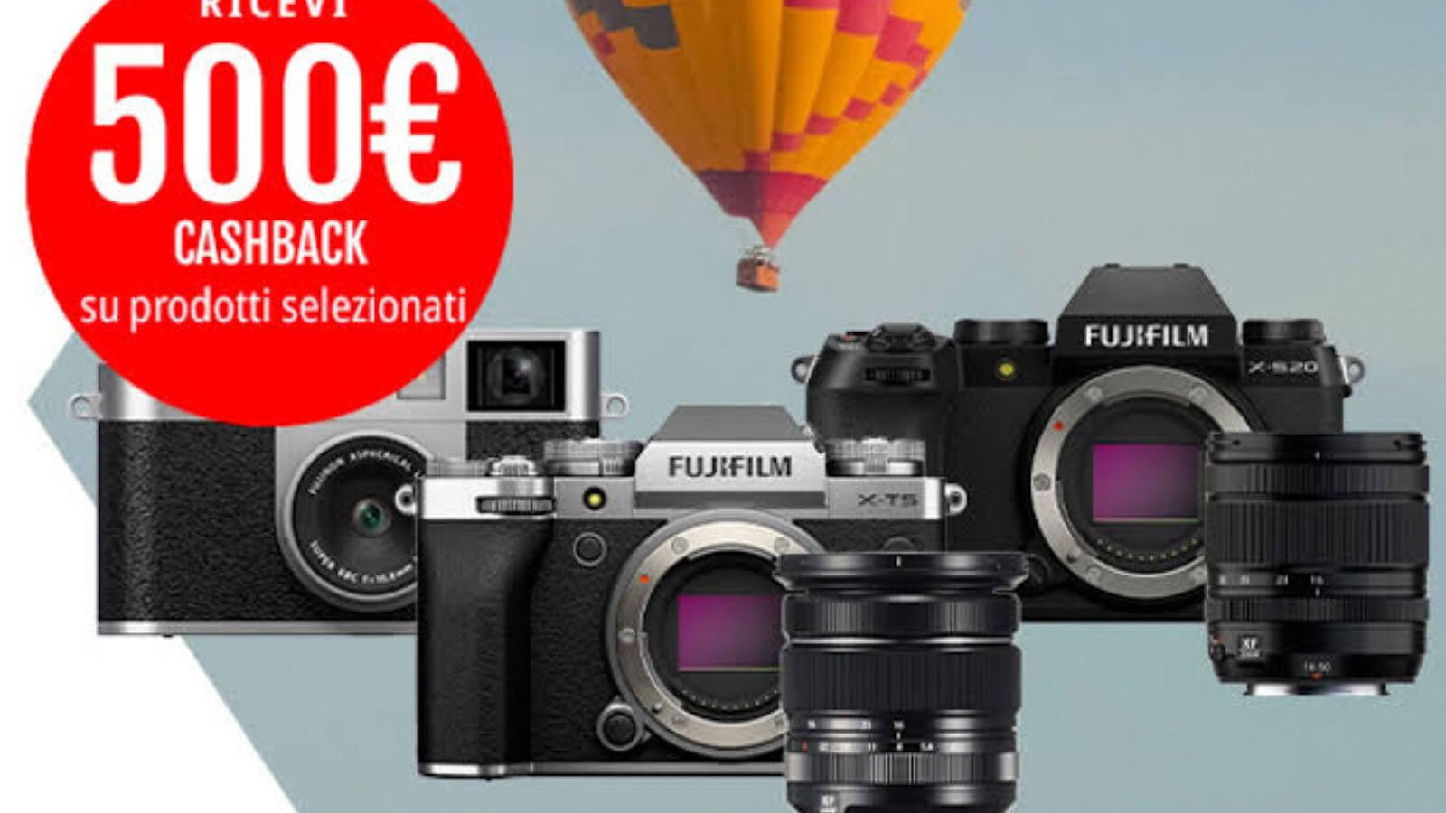 Fujifilm: Cashback sulle ottiche XF travel, fino a 150 euro di rimborso