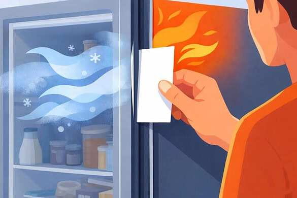 Frigorifero, il trucco del foglio A4 che smaschera i consumi nascosti