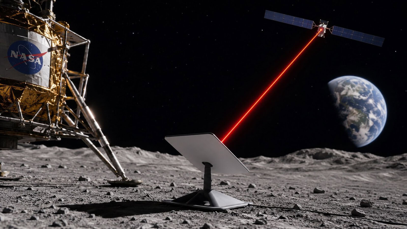 4K sulla Luna: la NASA sfrutta la tecnologia laser Starlink