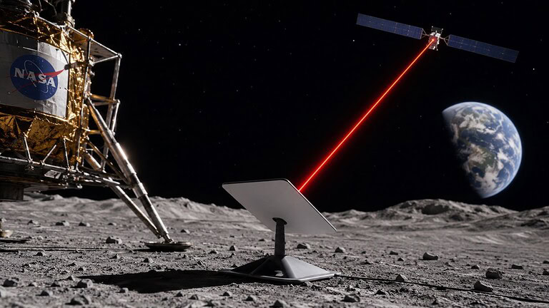 4K sulla Luna: la NASA sfrutta la tecnologia laser Starlink