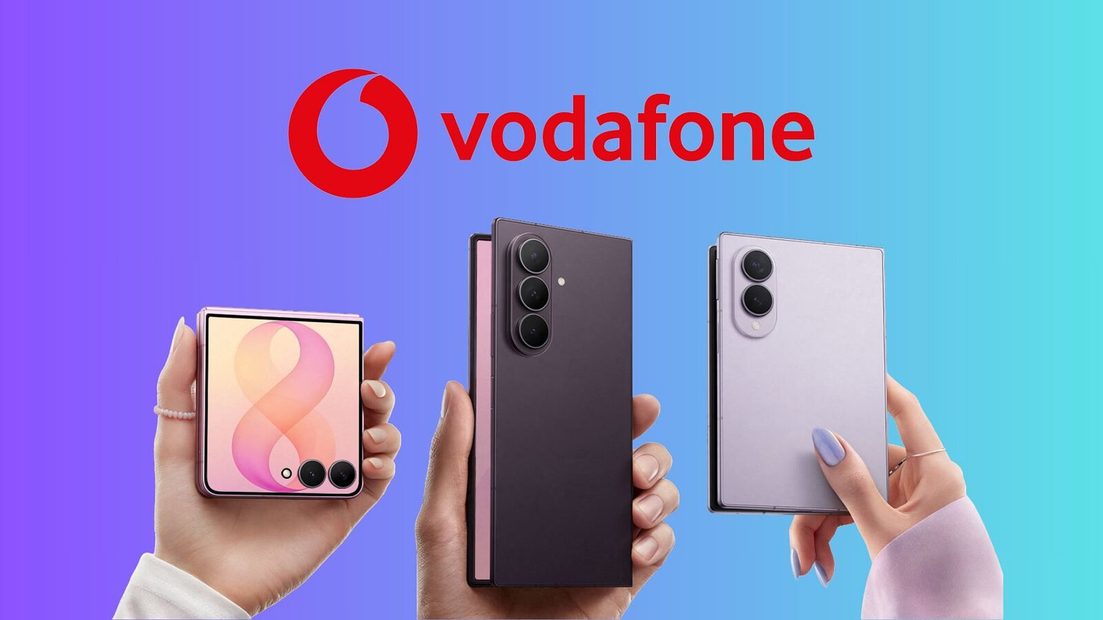 Galaxy Z Flip8 e Fold8 da Vodafone con pagamento a rate