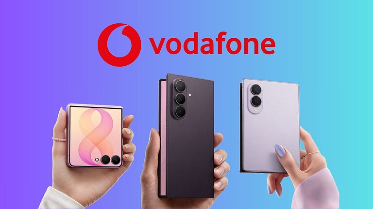 Galaxy Z Flip8 e Fold8 da Vodafone con pagamento a rate