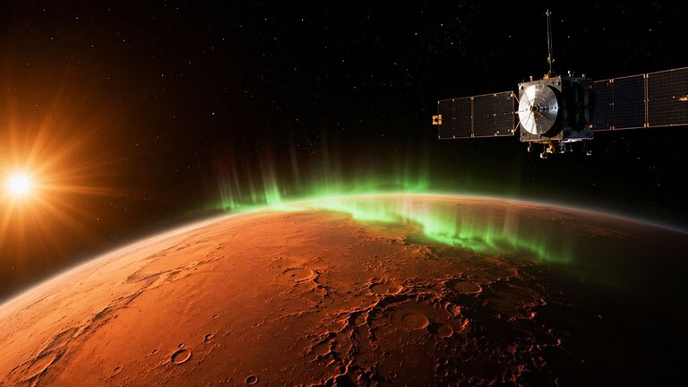 Aurore su Marte: la scoperta di MAVEN svela un legame col Sole