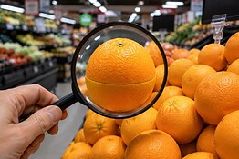 Retine colorate della frutta: il trucco nascosto al supermercato