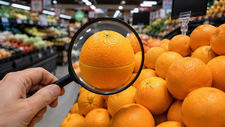 Retine colorate della frutta: il trucco nascosto al supermercato