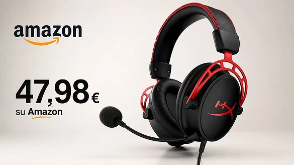 Cuffie HyperX Cloud Alpha al minimo storico su Amazon: sconto del 52%