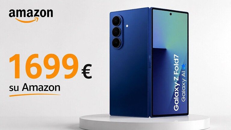Samsung Galaxy Z Fold 7 al minimo storico su Amazon
