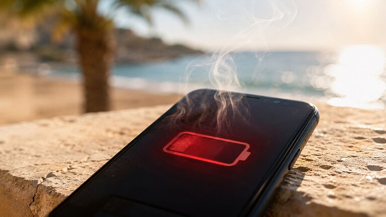 Batteria dello smartphone: perché il caldo la manda in tilt