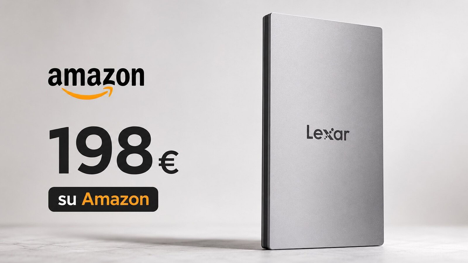 SSD Lexar ES3 da 2 TB in offerta su Amazon: SSD esterno compatto a poco