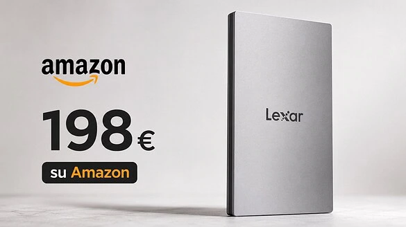 SSD Lexar ES3 da 2 TB in offerta su Amazon: SSD esterno compatto a poco