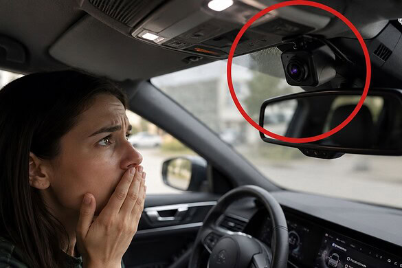 Telecamera nascosta nell’auto a noleggio: la scoperta shock
