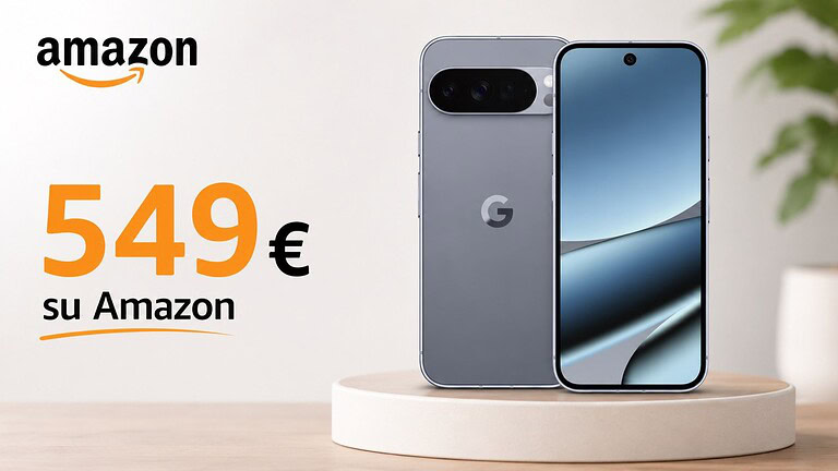 Google Pixel 10 crolla a 549 euro su Amazon con 350 euro di sconto