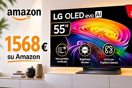 LG OLED da 55 pollici in offerta: sconto di oltre 300 euro su Amazon