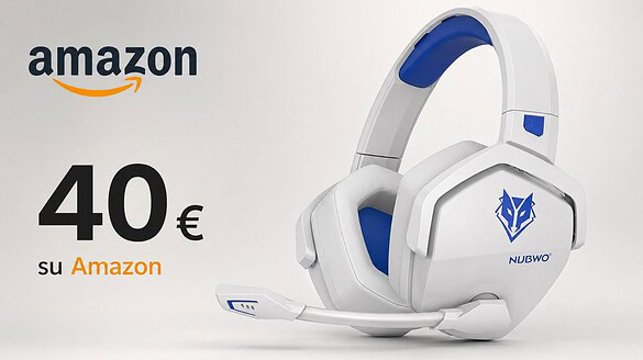 Nubwo G06, cuffie gaming wireless in sconto del 27% su Amazon