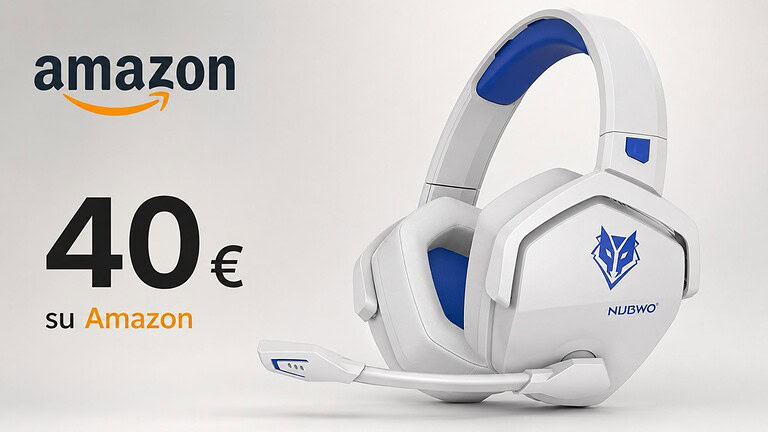 Nubwo G06, cuffie gaming wireless in sconto del 27% su Amazon