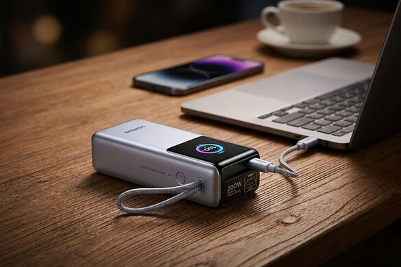 UGREEN Nexode Pro 200W da 25.000 mAh: il power bank crolla del 40% su Amazon