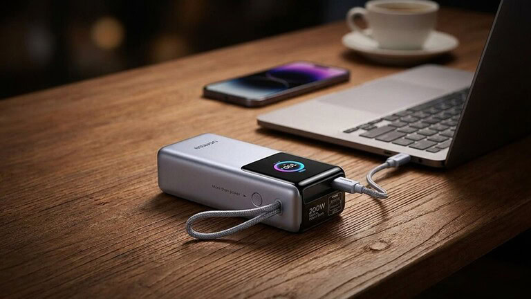 UGREEN Nexode Pro 200W da 25.000 mAh: il power bank crolla del 40% su Amazon