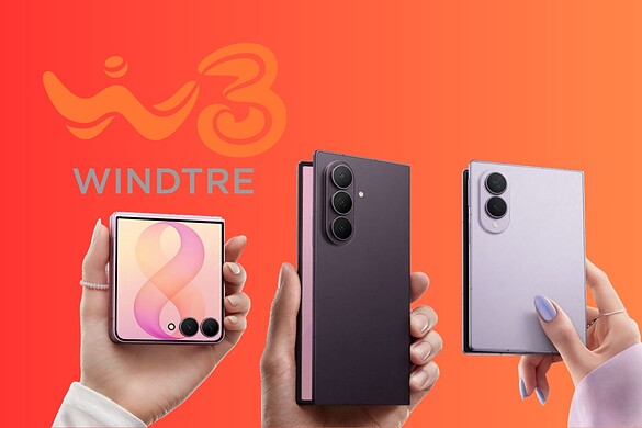 WindTre lancia le rate per i nuovi Galaxy Z Flip8 e Fold8