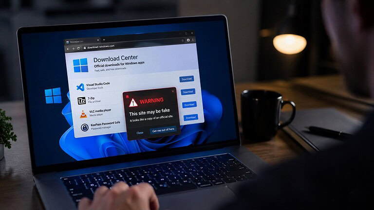 Falsi siti di app Windows: 70 pagine clonano i download ufficiali