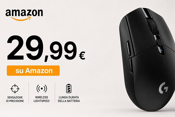 Logitech G305 in offerta su Amazon al 50% di sconto