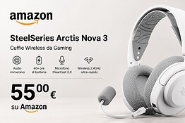 SteelSeries Arctis Nova 3P Wireless al minimo storico