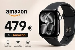 Apple Watch Series 11 crolla a 479€ su Amazon: sconto di 100 euro