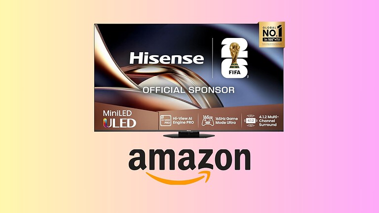 Hisense Mini-LED 4K 55" al minimo storico su Amazon: sconto del 12%