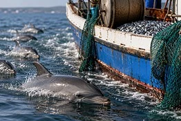 Delfini dell’Adriatico corrono dietro i pescherecci, lo scopo è preoccupante