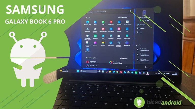 Recensione Samsung Galaxy Book 6 Pro