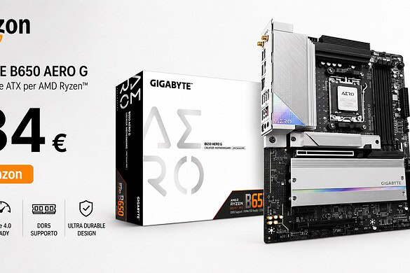 Gigabyte B650 AERO G al minimo storico: sconto del 41% su Amazon