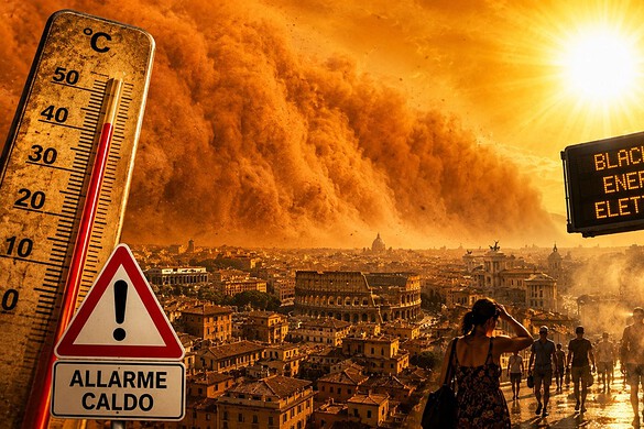 Bergamo al buio per 5 ore: il caldo manda in tilt la rete