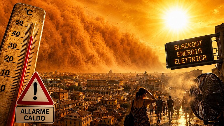 Bergamo al buio per 5 ore: il caldo manda in tilt la rete