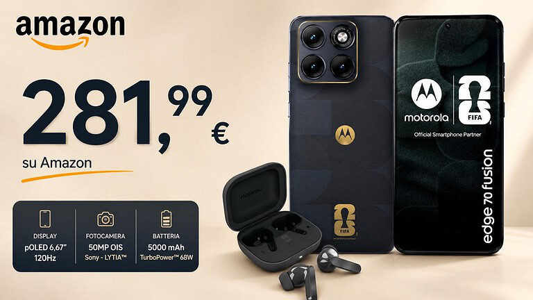 Motorola edge 70 fusion FIFA World Cup 26 Edition in offerta a 281,99€