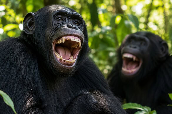 Scimmie, la loro risata ha origini antiche: 15 milioni di anni fa
