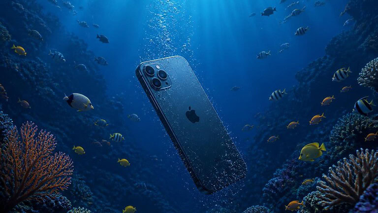 iPhone 16 cade in mare e continua a filmare