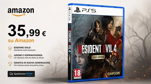 Resident Evil 4 Gold Edition al minimo storico su Amazon