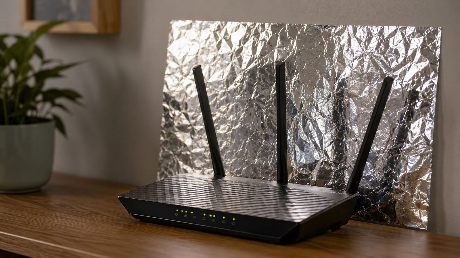 Foglio di alluminio dietro al router: funziona davvero?