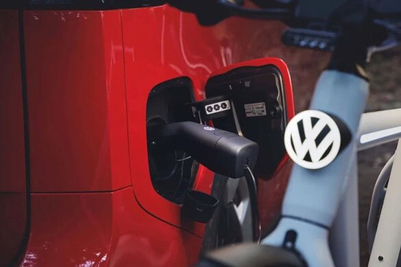 Volkswagen e la bici elettrica con radar e luci intelligenti