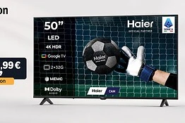 Haier H50K85FUX, TV 4K da 50 pollici a meno di 200 euro su Amazon