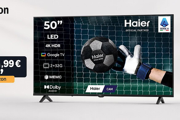 Haier H50K85FUX, TV 4K da 50 pollici a meno di 200 euro su Amazon