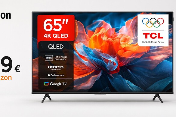 TCL 65T8C, la QLED 65″ con 144 Hz e Dolby Vision crolla su Amazon